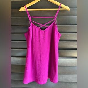 Modcloth Women's Purple Camisole Strappy Flowy Top Medium